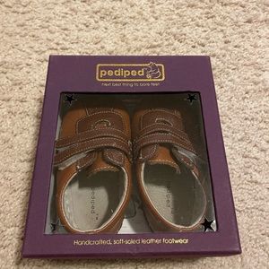 Pediped brown leather shoes 12-28 month for baby boy